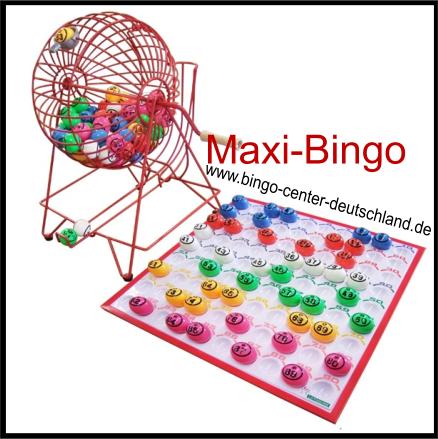 Maxi-Bingokugel, Bingotrommel, Bingogeräte