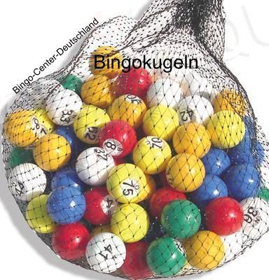 Bingokugeln, Bingo-Plastikkugeln