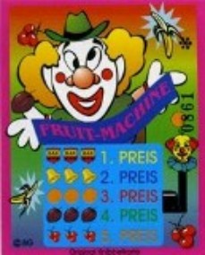 Kniffelkarten Fruit machine, Karnevalstombola Kniffelkarten Fruit machine, Karnevalstombola