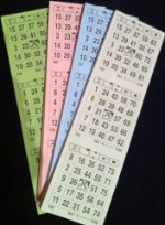 Bingo, Bingoscheine, 75er Bingotickets 