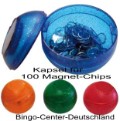 Bingo-Magnetkapseln mit Chips Bingo-Magnetkapseln mit Chips