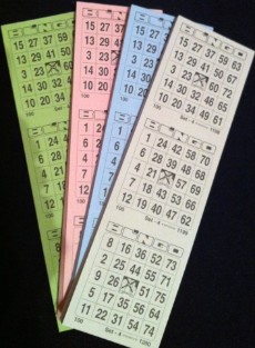 Bingotickets Bingo 25 / 75 