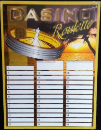 Rubbellose Casino Roulette-Rubbelkarten