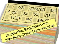 Bingokarten 14,6 cm x 9,6 cm