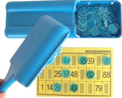 Bingo-Magnetbox mit Magnetchips