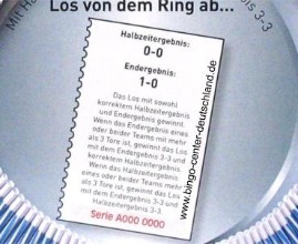 Fußball-Ergebnis-Tombola WM, EM, Bundesliga